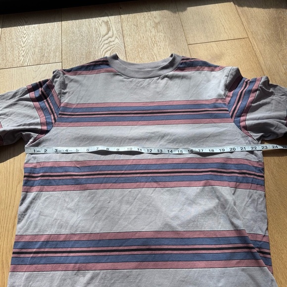 UNIQLO U Men's Striped purple t-shirt - L - Picture 8 of 10